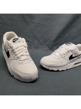 Nike Air Max 90 Next Nature White Black Women's Size 9.5 NEW NO BOX!